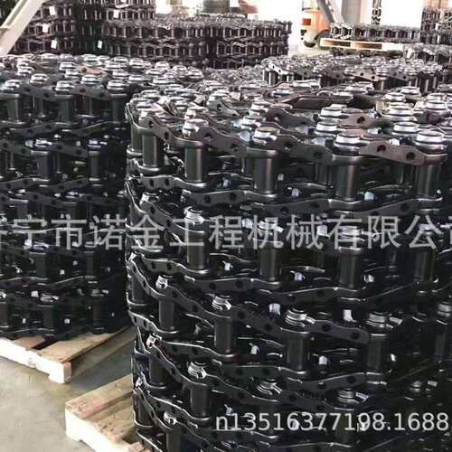 挖掘机底盘件ZX300链条支重轮履带总成引导轮