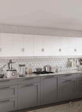 房吊柜墙厨柜阳台墙上悬空置物储物柜卫358生间挂墙式壁橱柜己自