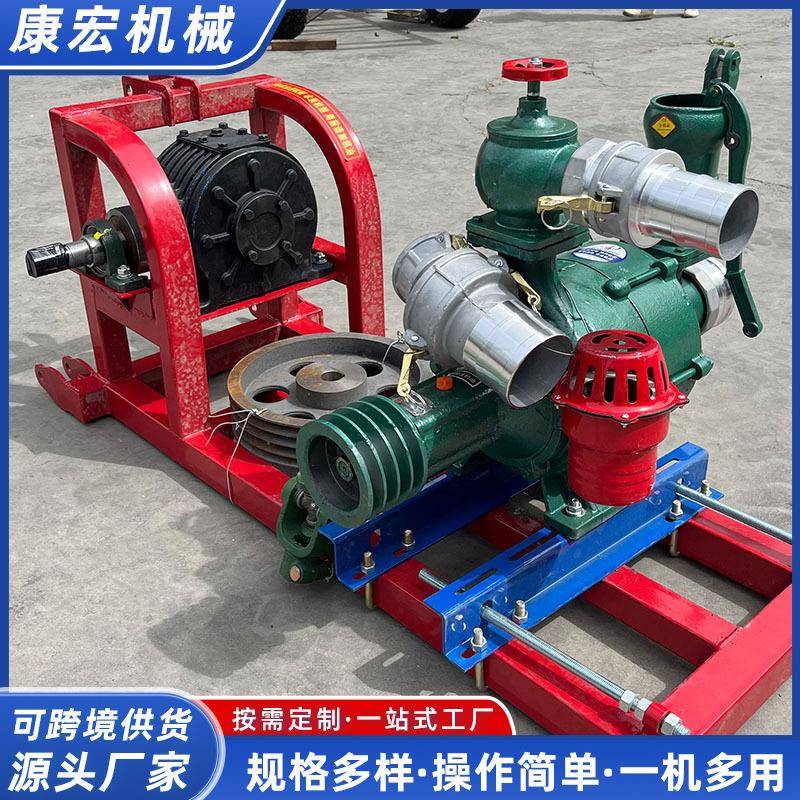 拖拉机后悬挂大流量抽水泵四轮带双叶轮喷灌泵农田灌溉抽水机