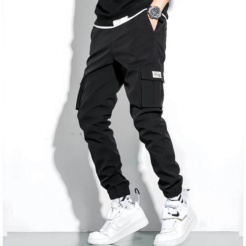W 65592 Men's Loose Fit Ankle Pants 宽松九分裤