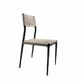 网轻家用奢餐椅简约马鞍靠背编织皮小户型凳子餐桌红现代椅椅子