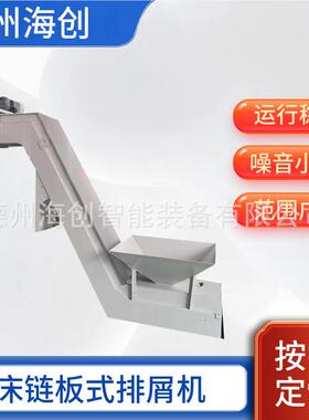 加中心机床排床屑机铁排屑废13料钢件输送机排屑器工机链板式屑机