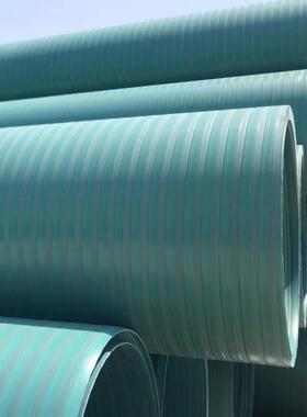 MPVE聚氯乙烯聚乙烯共混螺旋缠绕管DN300-1200排污管mpve波纹管