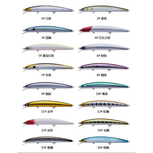 新款美夏EWE 暴君二代S-115F米诺远投翘嘴鲈鱼海鲈米级路亚饵假饵