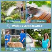 亚马逊热卖 924园艺浇花伸 花布套缩水管多功高压洗能车园水管套装