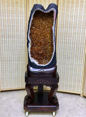 实体批发天然巴西乌拉圭紫晶对洞摆件 紫水晶洞水晶簇钱袋子礼品