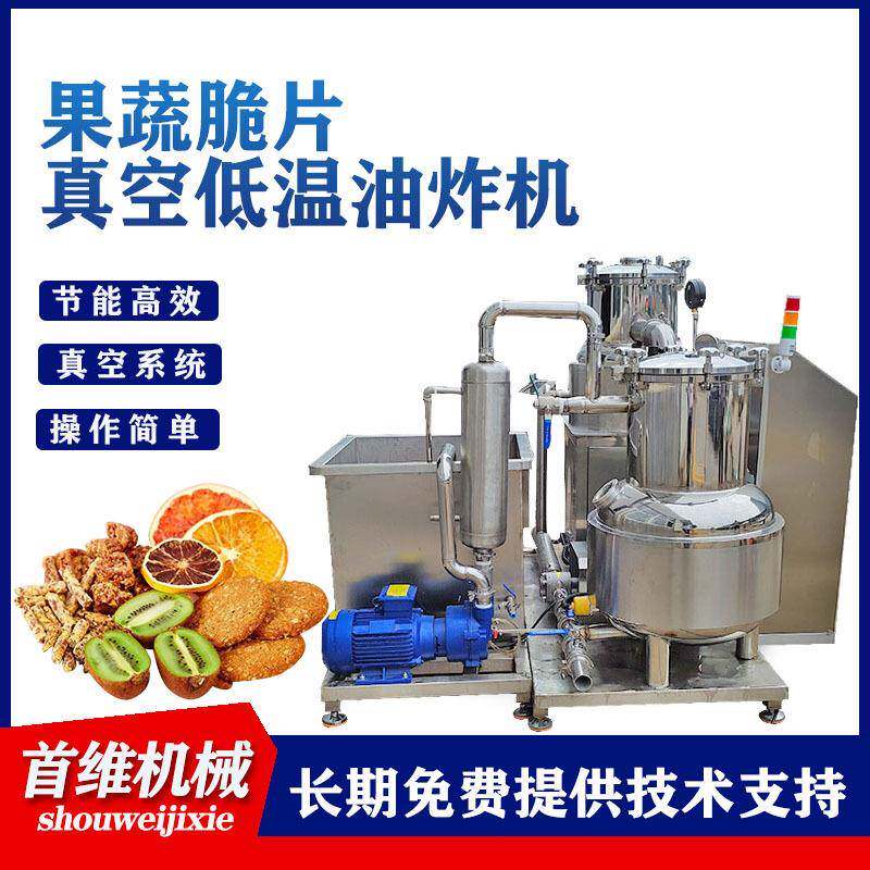 休闲零食真空油炸机食用菌脆片低温油炸炉黄桃脆片真空油炸锅