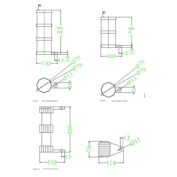 一次消谐器LXQ-35KV全绝缘铭高压变中性点用消谐电阻器圆形/方形