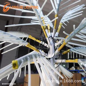 高3米宽2米16片叶LED葵树灯 棕树树灯LED棕榈树灯
