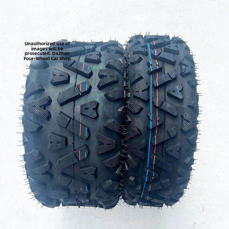 卡丁车沙滩车配件前23*7-10后22*10-10寸轮胎越野轮毂真空A字外胎