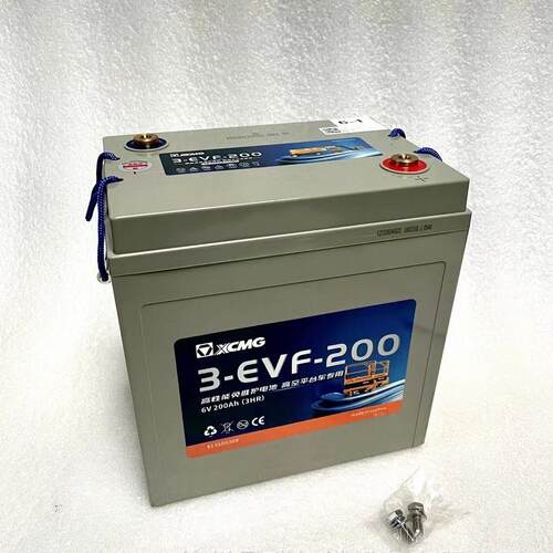 徐工高空作业平台3-EVF-200免维护铅酸蓄电池813500309程机械配件