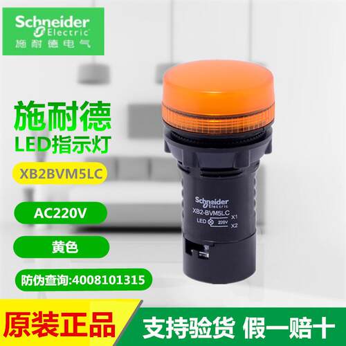 施耐德按钮指示灯XB2BVB XB2BVM XB2BVQ 1LC 3LC 4LC 5LC 6LC LED