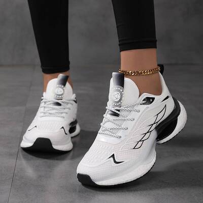 Women's Large Size 6-12 Athletic Casual Shoes - Lightweight