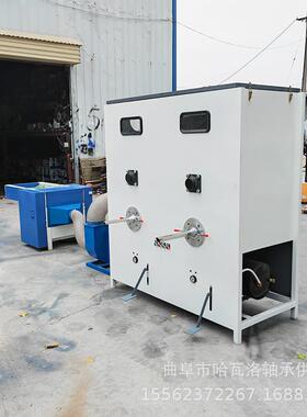 宝宝座椅坐垫冲棉机双口泡沫颗粒填充机7d32短纤维棉开松机