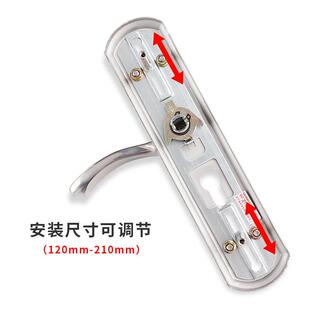 玥玛室内门锁一体锁卧室免改孔木门房间门锁卧室静音锁单舌锁B005