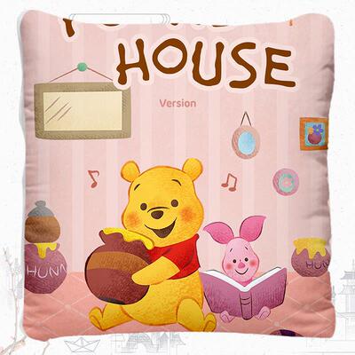高档小维尼熊h innie the小 WPoo 维尼熊 抱枕被 床上被子靠垫抱