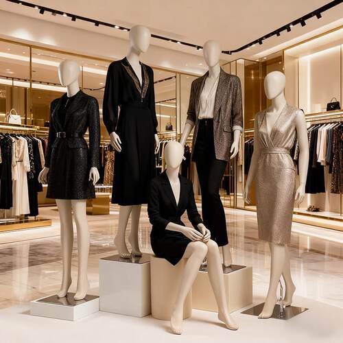 ICICLE之禾服装店高档模特道具女全身假人偶橱窗人台模型展示架