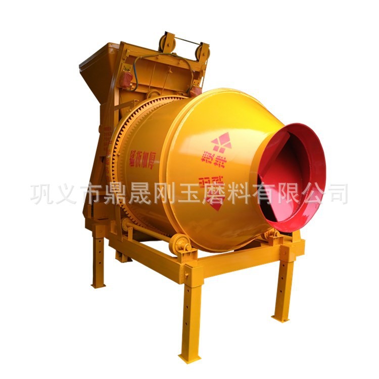 JZCTHJJZ500柴油移动式滚筒搅拌机3M50L洲牵引式混凝非土搅拌汽机