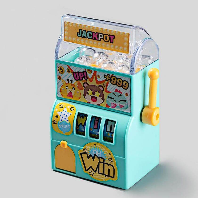 头号家！无聊了投币扭蛋机摇摇比赛！拉杆摇奖机桌面游戏玩具机