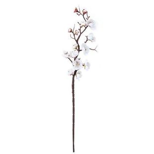 Blossom Plum Decoration Vintage Flowers Cube Fake Simulated