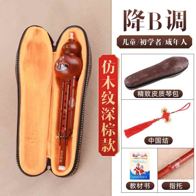 正品奇美葫校丝c调降b器/b芦B调小学生学成人初学者演奏乐直销葫