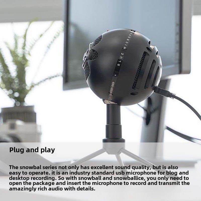蓝色雪球麦克风USB电脑录音降噪现场游戏在线类桌面麦克风,影音电器,麦克风/话筒,淘宝优惠券,粉丝福利购,淘宝优惠卷