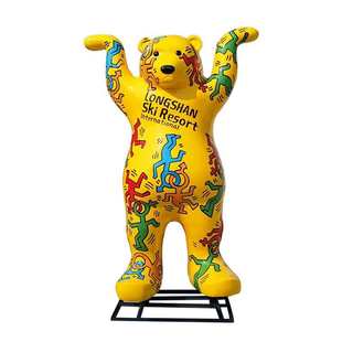 卡通户外卡通人物玻璃钢园林城市模型摆件动物装 饰品雕塑定制形象