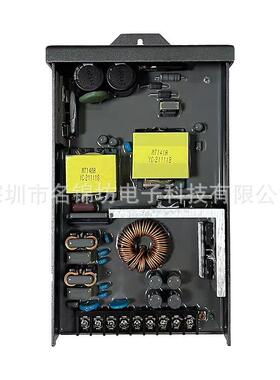 深圳工厂高PF值半罐胶防雨LED电源12V400W桥梁隧道专用恒压电源