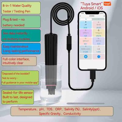 Multi functional rium water quality tester