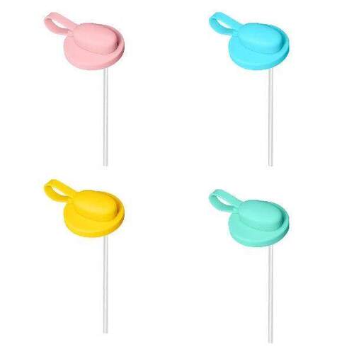 Silicone Soda Can Lid with Straw Fishing Portable Leakproof