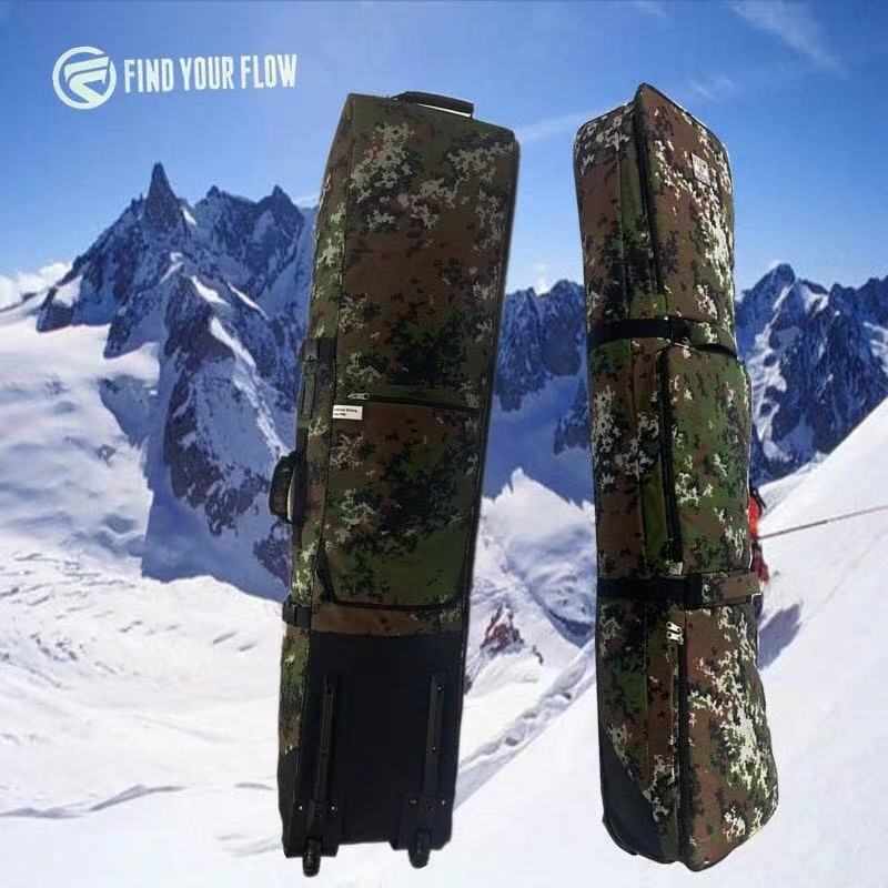 单板滑雪板包 可装二副板大容量 雪轮 静音无声