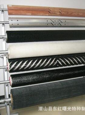 毛木毛地YON板除尘毛刷辊工机械刷辊黑色尼龙丝刷辊曙光制业刷