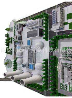 北京天津工矿厂区沙盘模型工业流程模型城市智能交通沙盘模型制作