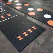 商用消音拼地胶垫室家庭健板身减震缓HRU冲地力量训练健身橡胶接