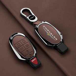 适用老款道奇钥匙套克莱斯勒300c大捷龙RAM公羊吉普JEEP车包扣壳