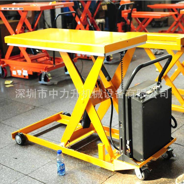 700kg超低电动平台车液压平台车低放型手动平台车移动升降模具车