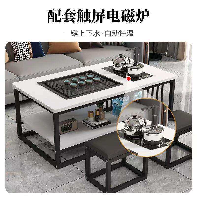茶几客厅中式家用简约办公室茶台小户型泡茶台全自动一体茶桌佛山