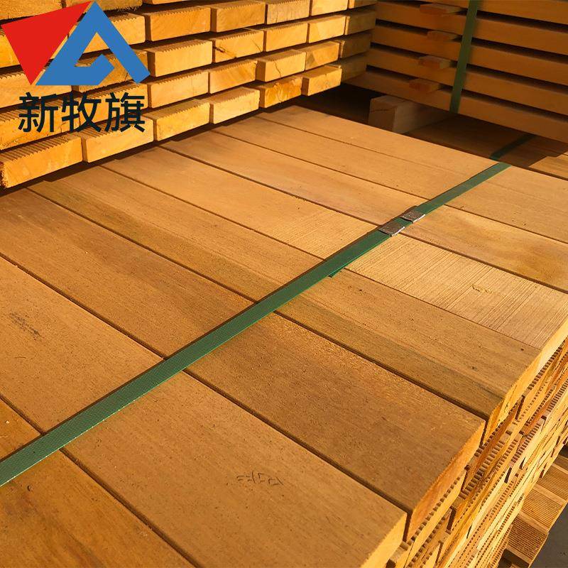 巴劳木防腐木地板印尼产地黄巴劳木原木户外巴劳木扶手厂家