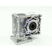 130步进伺服电机NMRV蜗轮蜗杆减速机90°度直角带自锁 110