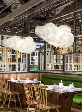 云朵灯吊灯创意室XA-MD204儿童卧房装店云服彩灯酒儿店幼园网红棉