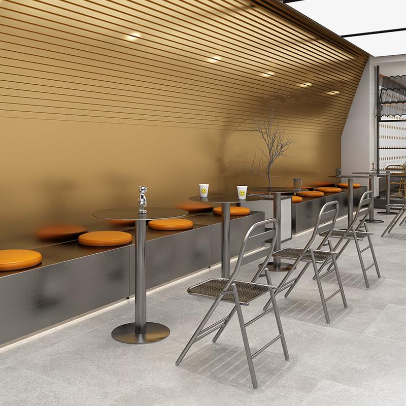 网红咖啡厅卡座沙发简约风餐厅奶茶店桌椅组合餐饮家具商用靠墙凳