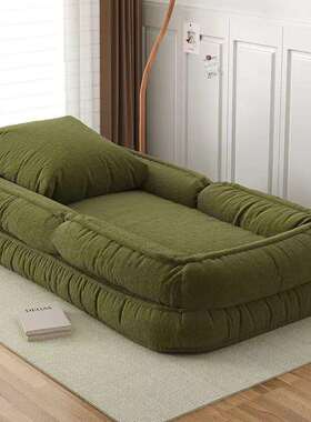 懒人沙发人类狗窝房间卧室小沙发单双人懒人椅可躺可睡折叠沙发床