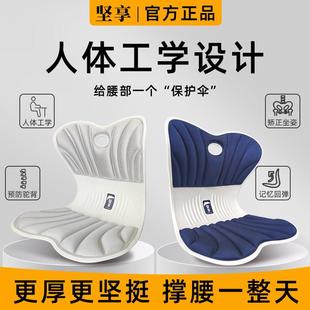 坚享护腰坐垫背靠垫办公室久坐不累竖享人体工学坚亨孕妇哺乳椅