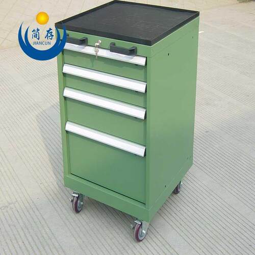 抽屉式车间手推移动车工具车车柜 重型五金零部件工具车厂家制造