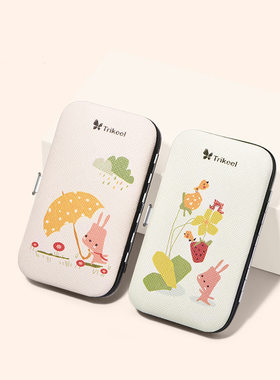 指甲刀套装七件套剪套盒修眉剪掏耳朵修脚工具修眉夹家用学生便携