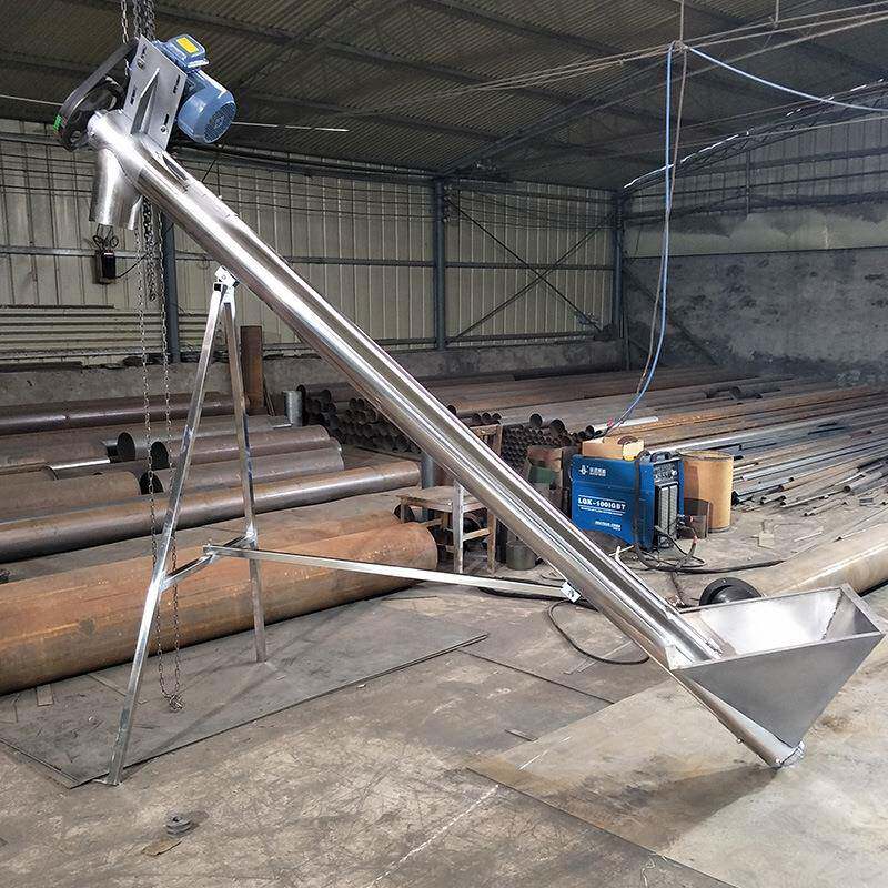 上料机出口各种型号螺旋上料机生物质颗粒提升出口货源出口配置