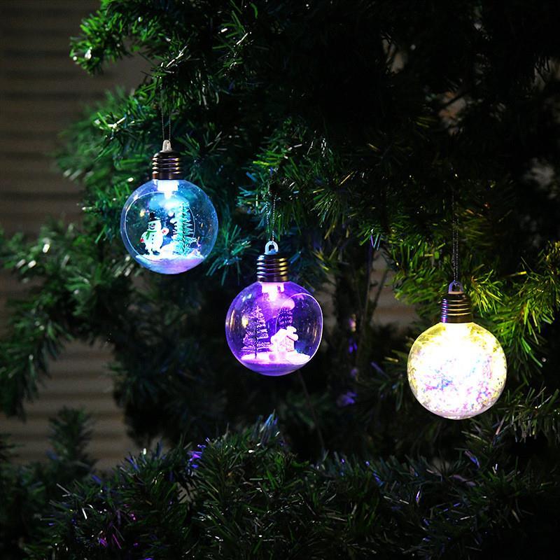 Christmas With Lights Christmas Ball Decoration Christmas Pe