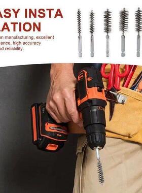 Promotion! Copper Pipe Cleaner Set For Power Drill, Tube
