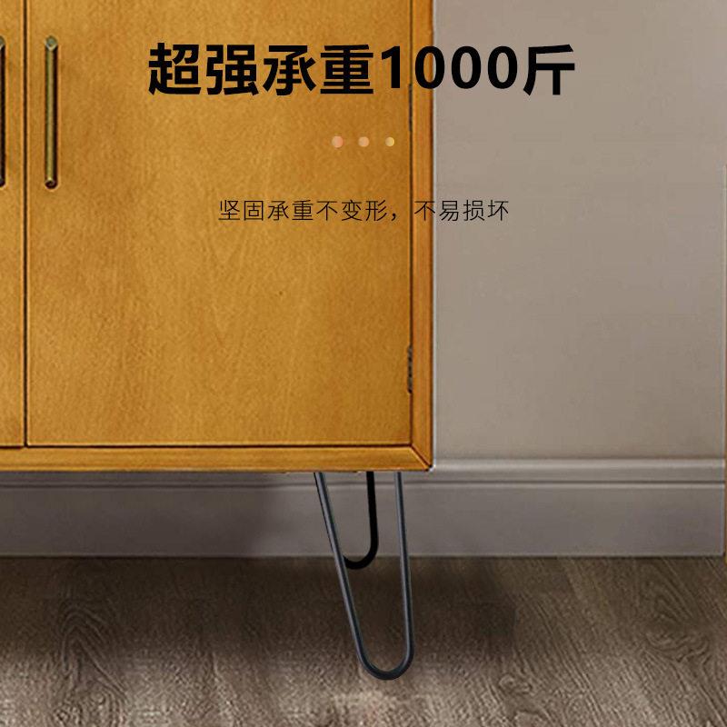 实心DIY桌脚支架桌脚铁艺桌子腿沙发茶书吧台公几桌餐桌佐致(收