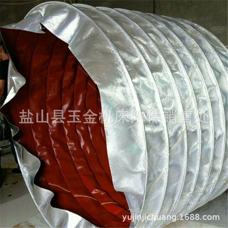厂家强度供应耐高温风机软连接管道通风伸缩风管软连接